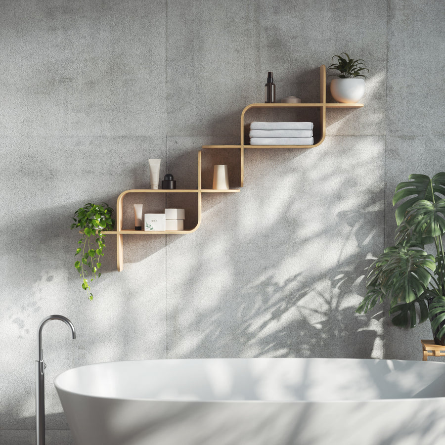 wtackleou Shop Montage Wall Shelf
